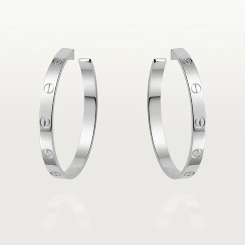 ETERNITY OHRRINGE LARGE | SILBER