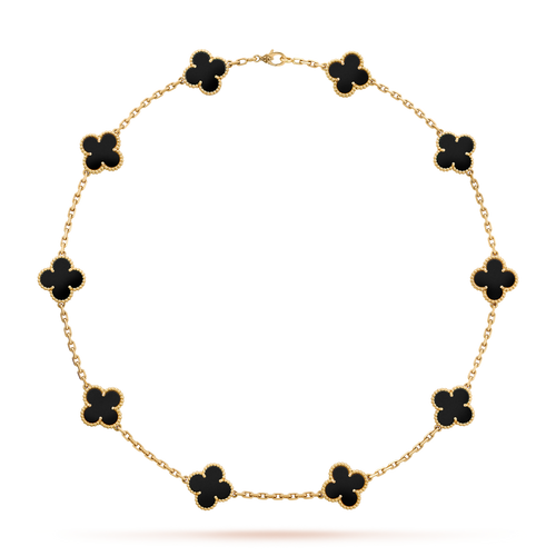 CLOVER NECKLACE 10 | ONYX