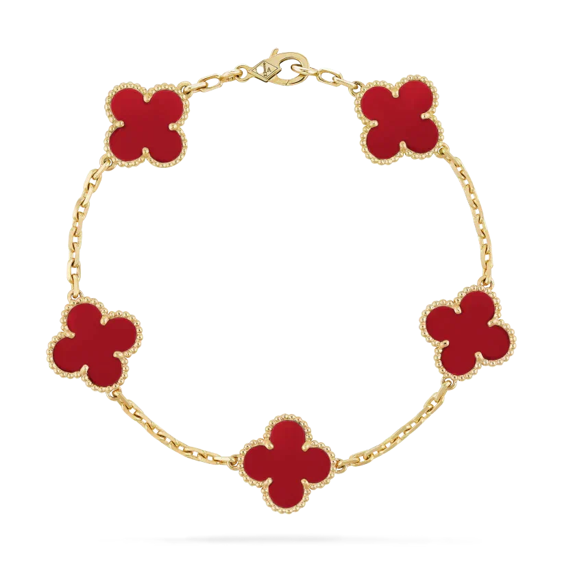 GOLDURA® CLOVER BRACELET | RUBY