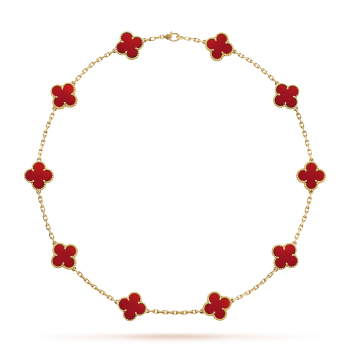 CLOVER NECKLACE 10 | RUBY