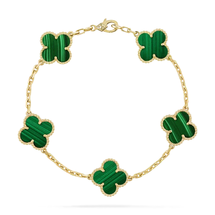 GOLDURA®CLOVER BRACELET | EMERALD