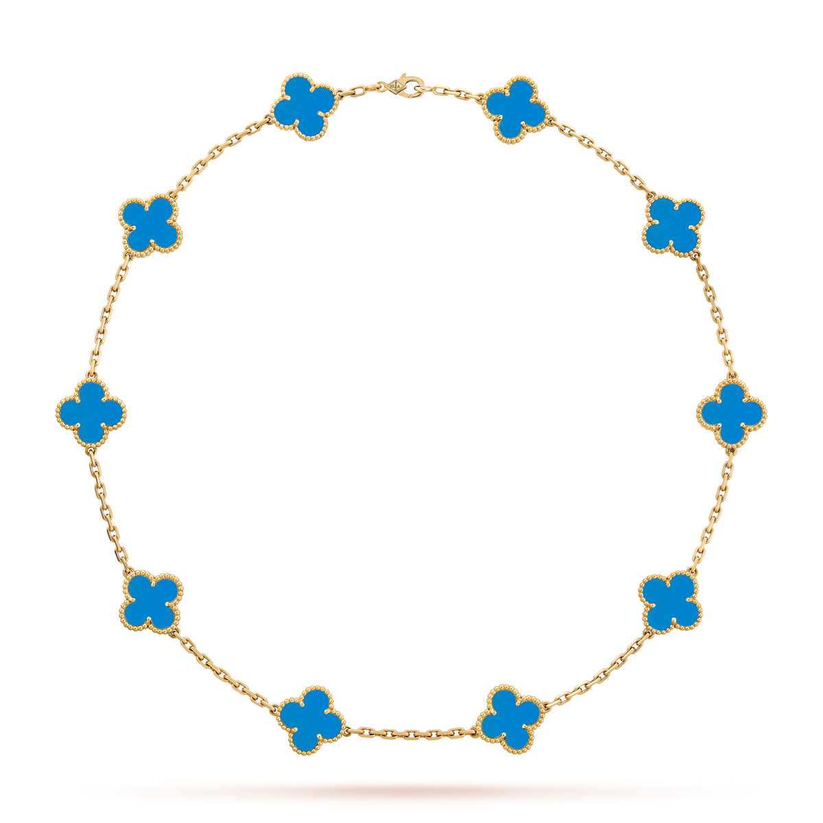 CLOVER NECKLACE 10 | ROYAL BLUE