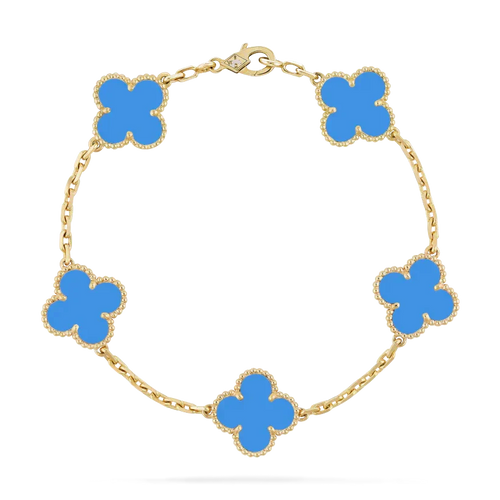 GOLDURA® CLOVER BRACELET | ROYAL BLUE