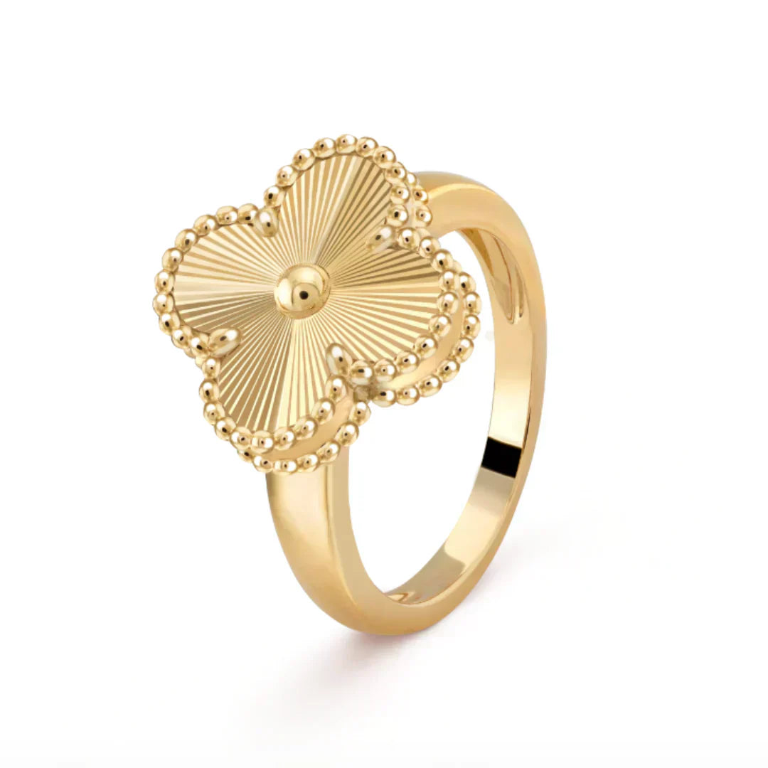 LUCKY CLOVER RING | GOLD & SILVER
