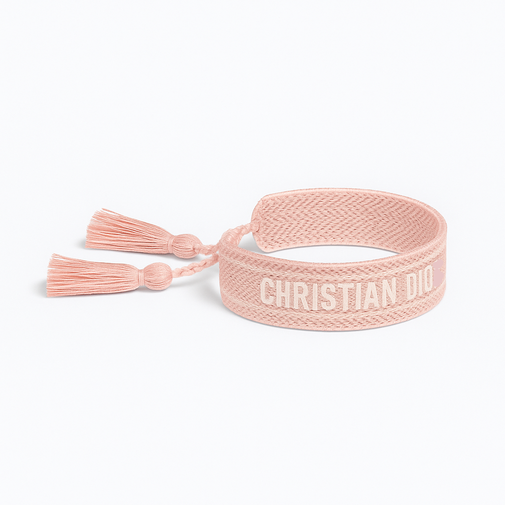 DC FABRIC BRACELET | PINK