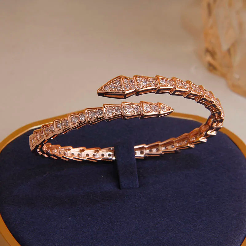 DELUXE SERPENT BRACELET | ROSÉGOLD