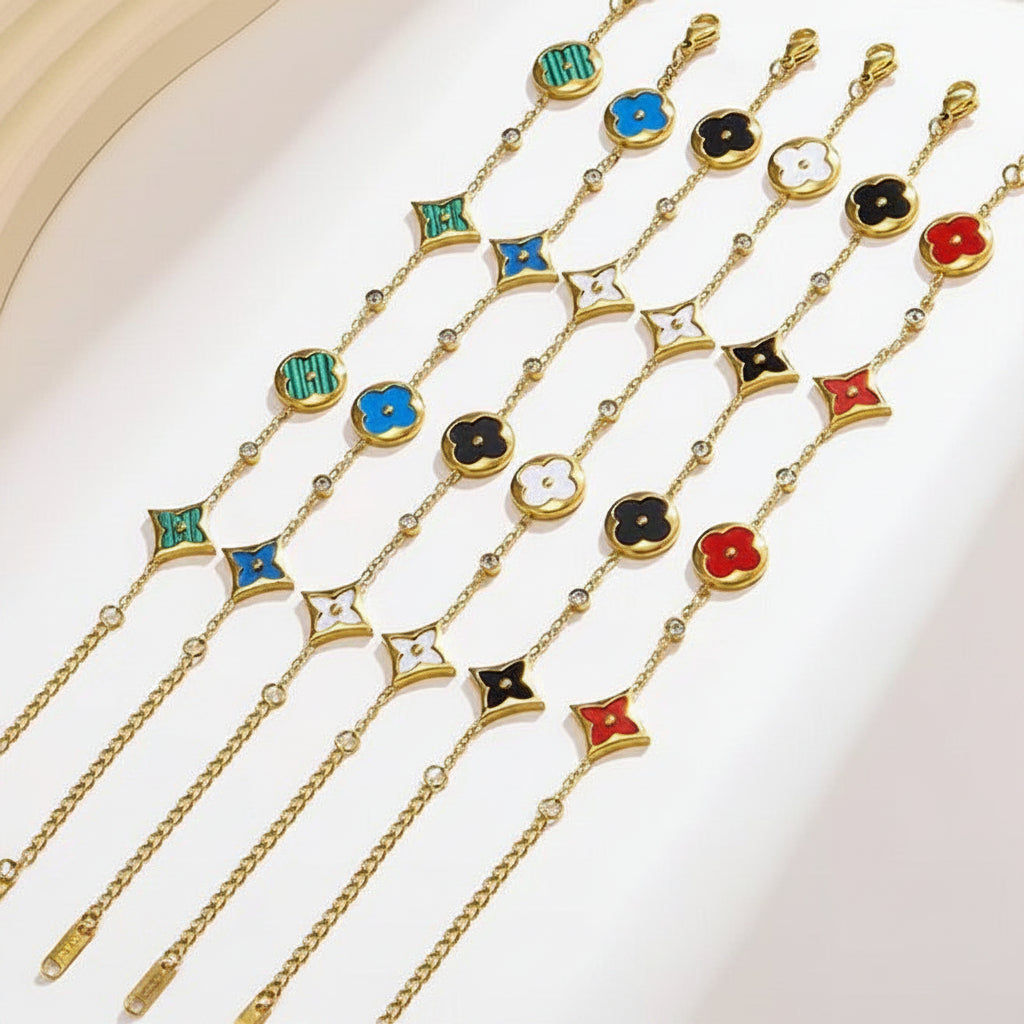 GOLDURA® L CLOVER SIGNATURE BRACELET