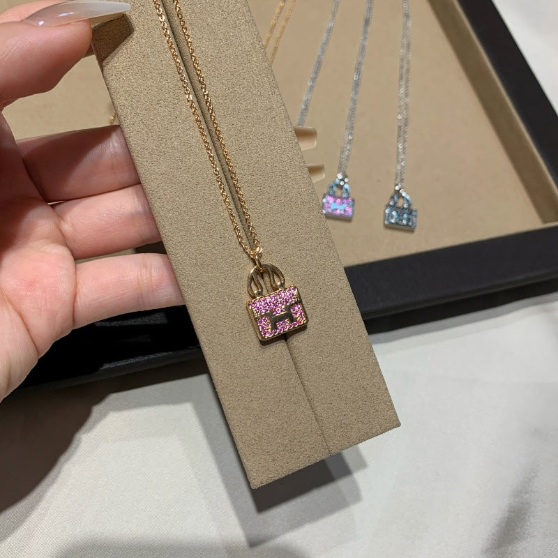 Mini Tote Bag Pendant Necklace