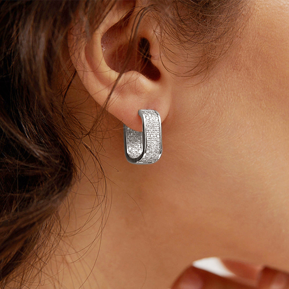 GOLDURA® PAVÉ HOOP EAR CUFF