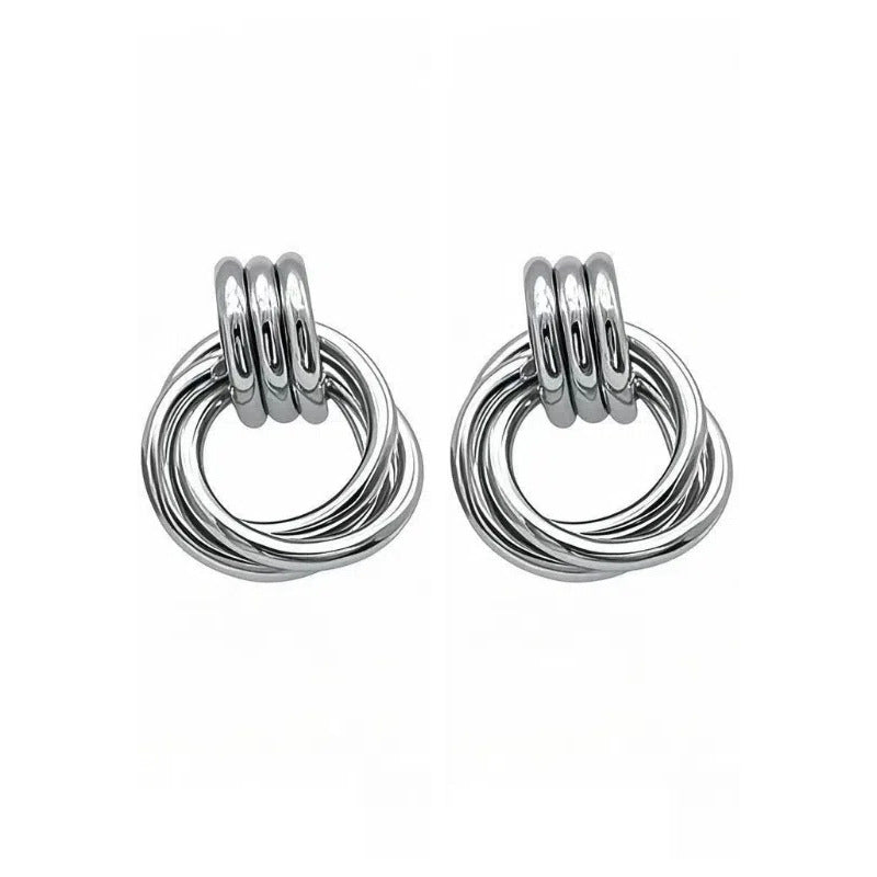GOLDURA® SCULPTED HOOP EARRINGS