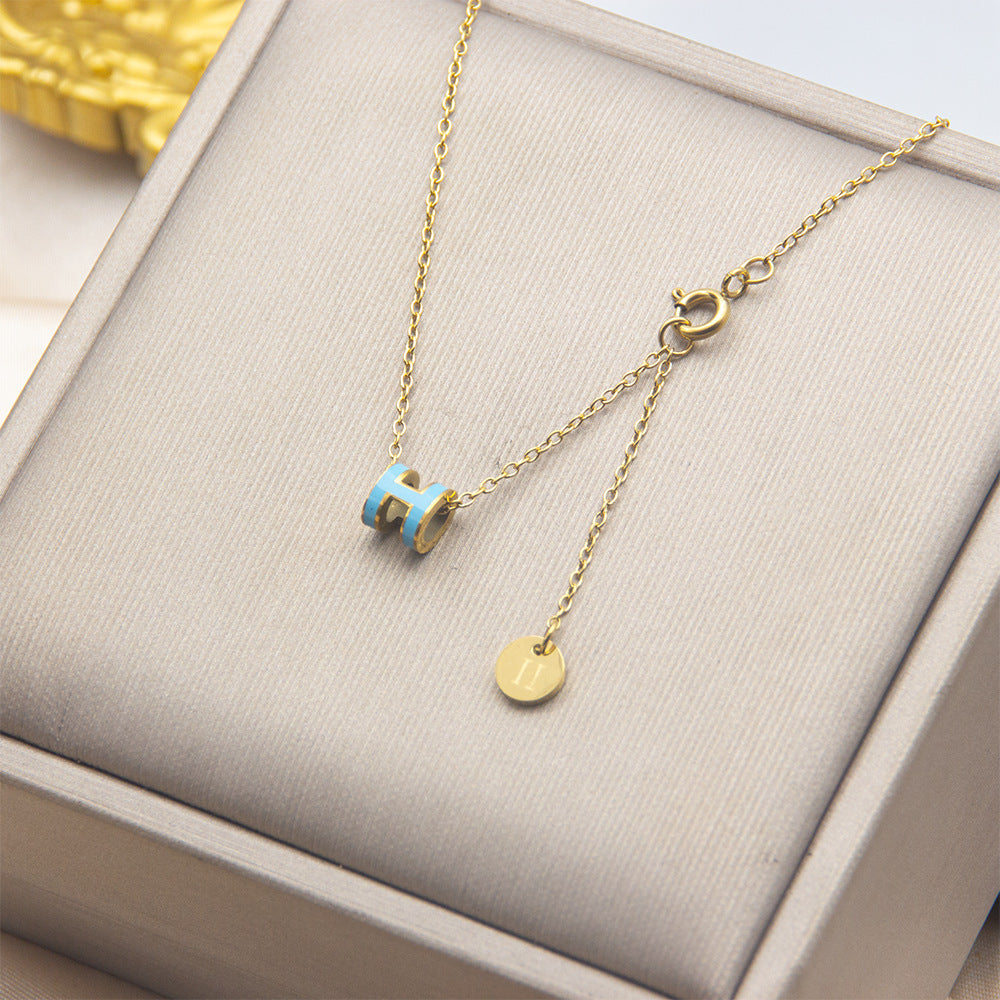 GOLDURA® H ENAMEL NECKLACE