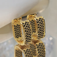 Gold Black CZ