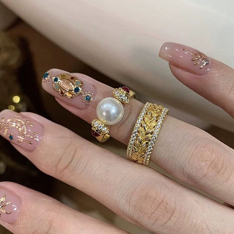 GOLDURA® WHEAT GRACE RING