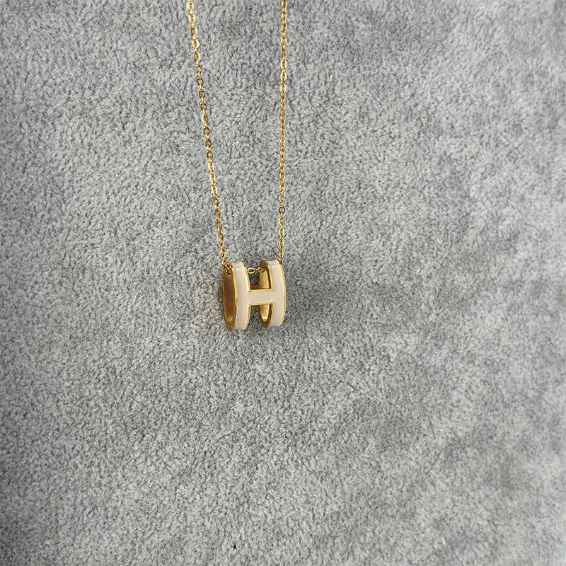GOLDURA® H ENAMEL NECKLACE