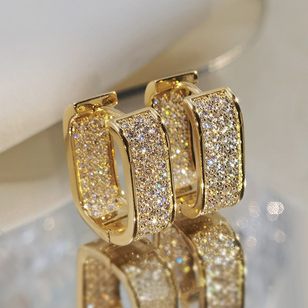 GOLDURA® PAVÉ HOOP EAR CUFF