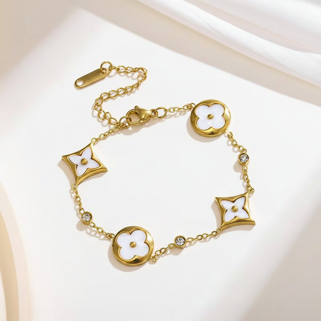 GOLDURA® L CLOVER SIGNATURE BRACELET
