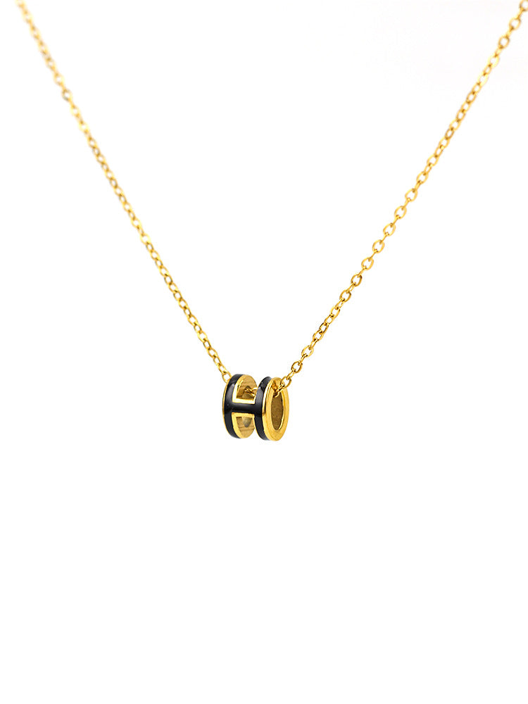 GOLDURA® H ENAMEL NECKLACE
