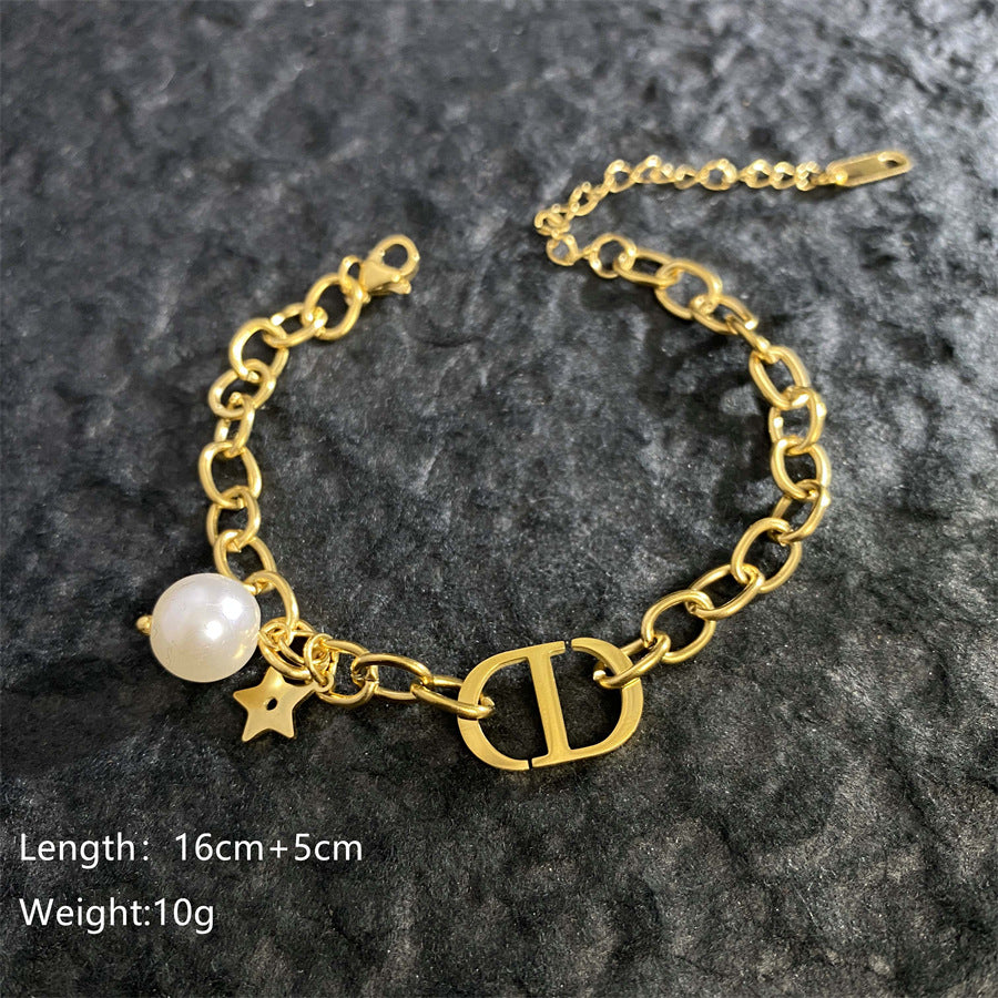 GOLDURA® CD PEARL BRACELET