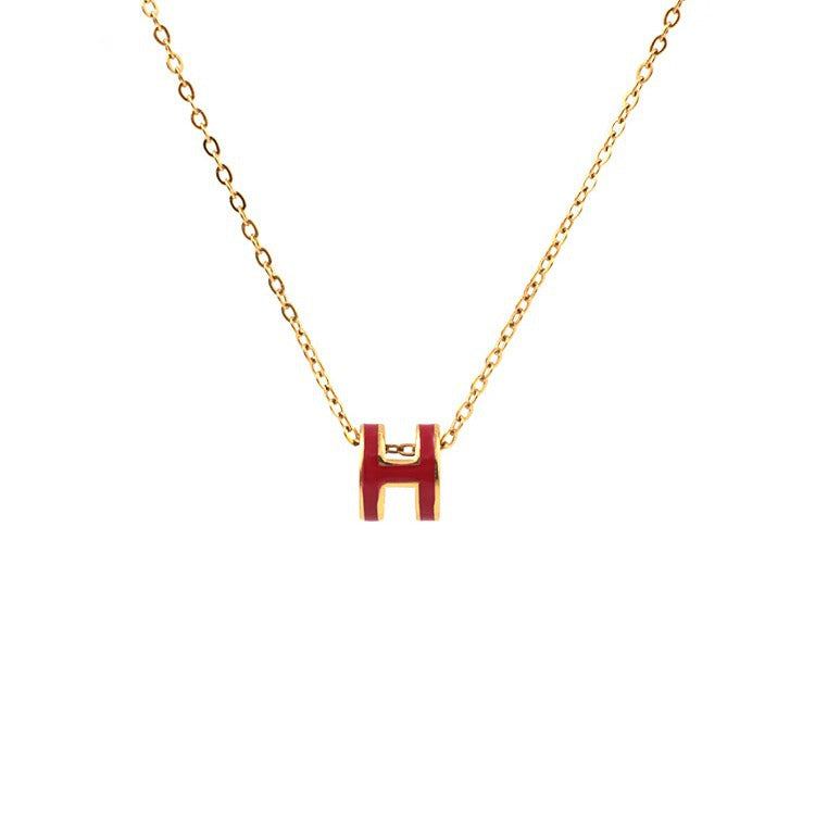 GOLDURA® H ENAMEL NECKLACE