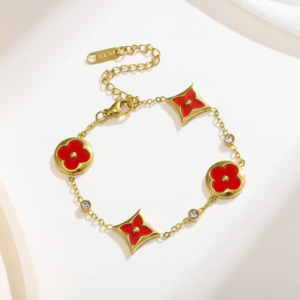 GOLDURA® L CLOVER SIGNATURE BRACELET
