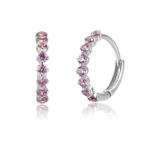 LE CHIC EARRINGS | SILVER AMETHYST QUARTZ