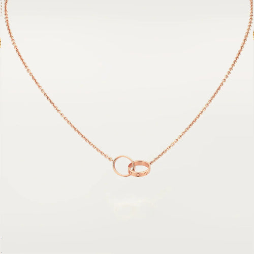 ETERNITY RING HALSKETTE | ROSÉGOLD