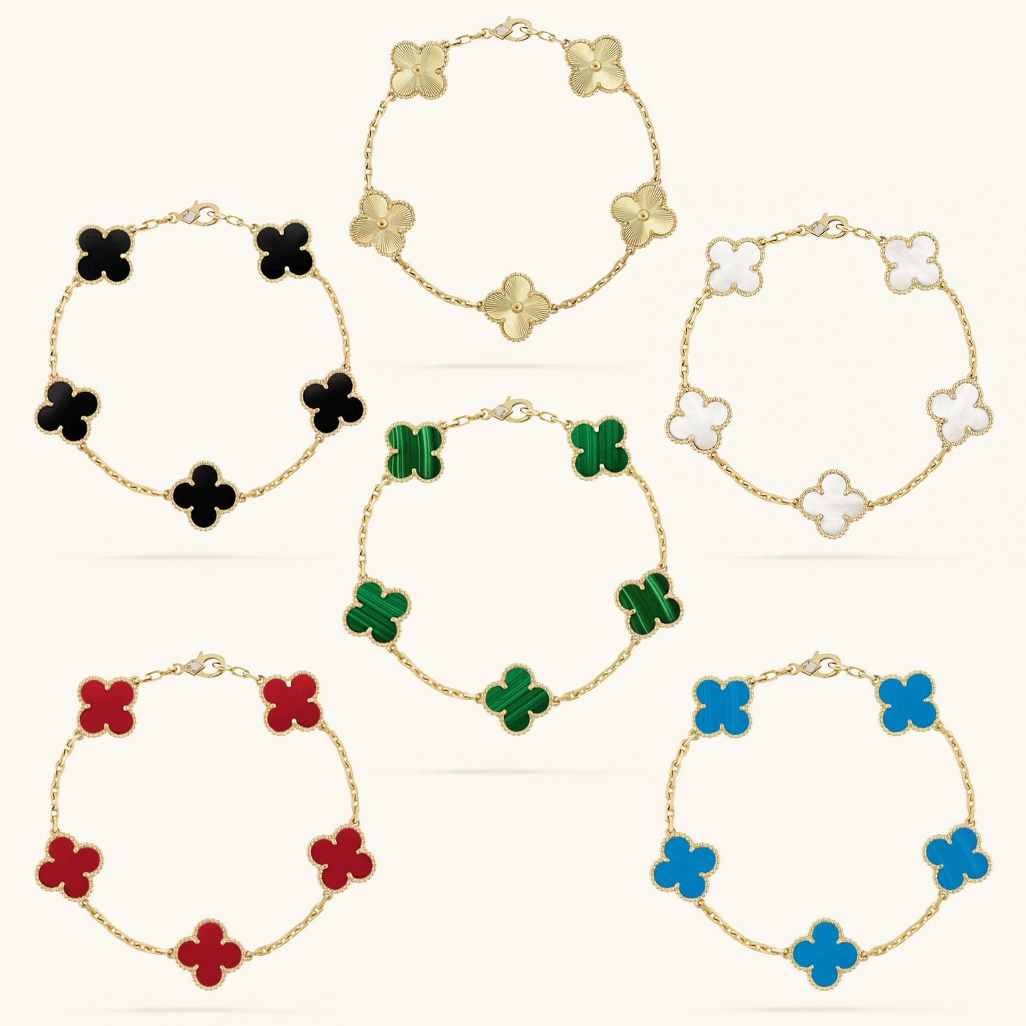 CLOVER BRACELET SIXPACK SET