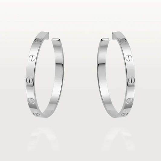 ETERNITY OHRRINGE LARGE | SILBER