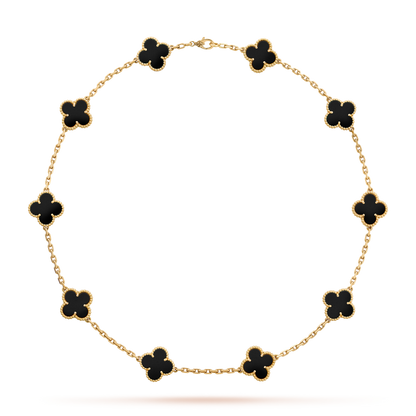 CLOVER NECKLACE 10 | ONYX