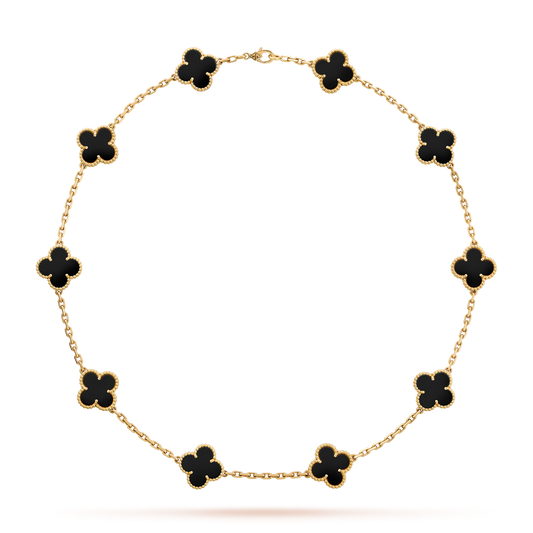 CLOVER NECKLACE 10 | ONYX