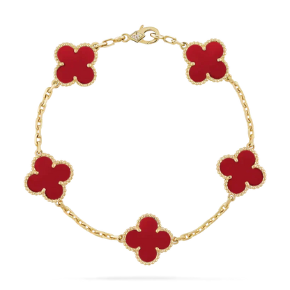 GOLD RED | STACKABLE BRACELET SET