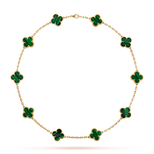 CLOVER NECKLACE 10 | EMERALD