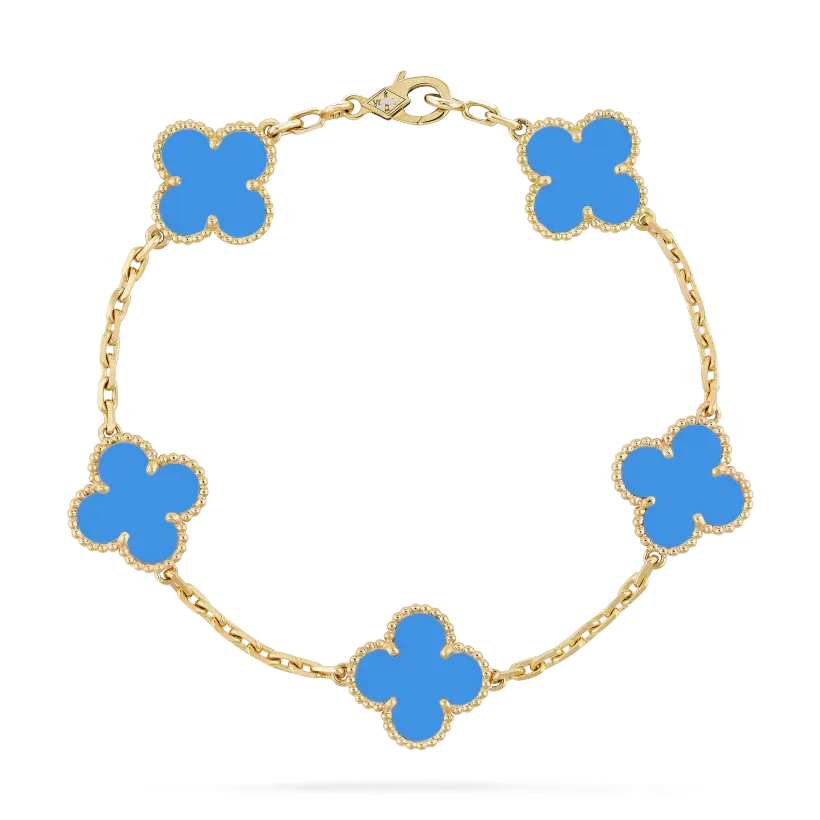 GOLDURA® CLOVER BRACELET | ROYAL BLUE