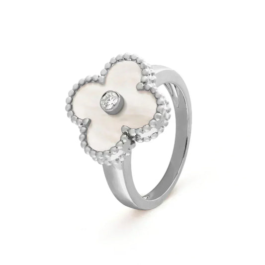 CLOVER RING | SILVER