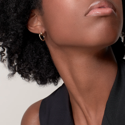 ETERNITY EARRINGS LARGE | GOLD