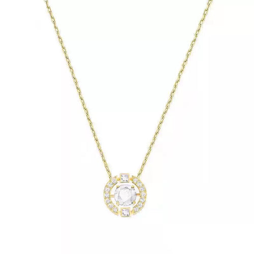 GOLDURA® DANCING HEART BLUE GEM NECKLACE