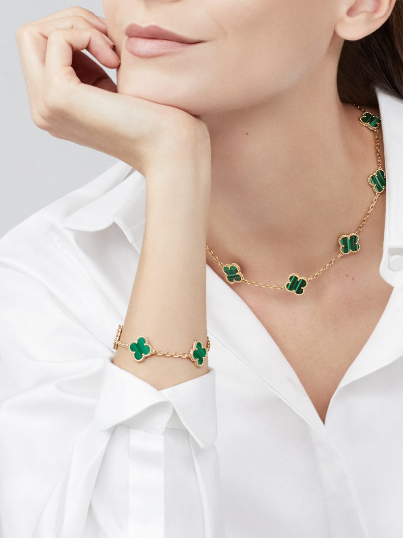 CLOVER NECKLACE 10 | EMERALD