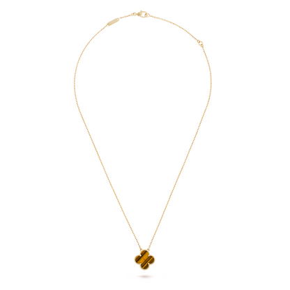 CLOVER NECKLACE | RED GOLD