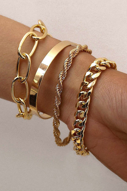 FLORANCE BRACELET SET | GOLD