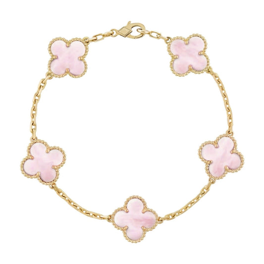 CLOVER BRACELET | PINK GOLD
