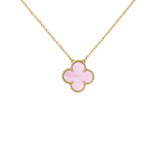 GOLDURA® CLOVER NECKLACE | PINK GOLD