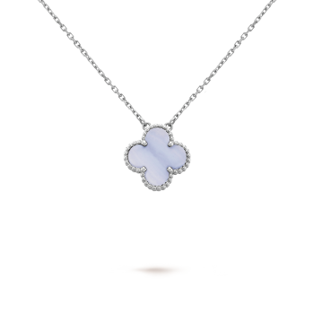 CLOVER NECKLACE | LAVENDER JADE
