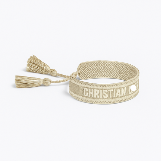 DC FABRIC BRACELET | BEIGE/SAND
