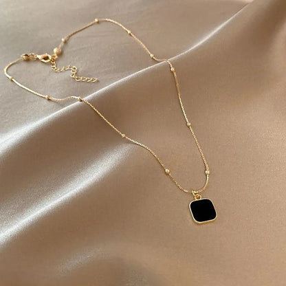 HALSKETTE | GOLD ONYX
