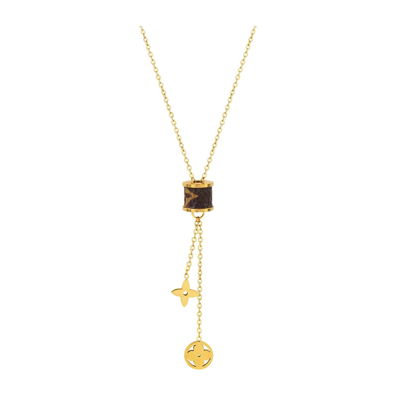 ELYSIAN CLOVER LEATHER NECKLACE
