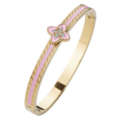 Golden Oval Minimalist Bangle