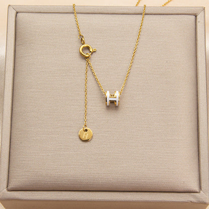 GOLDURA® H ENAMEL NECKLACE