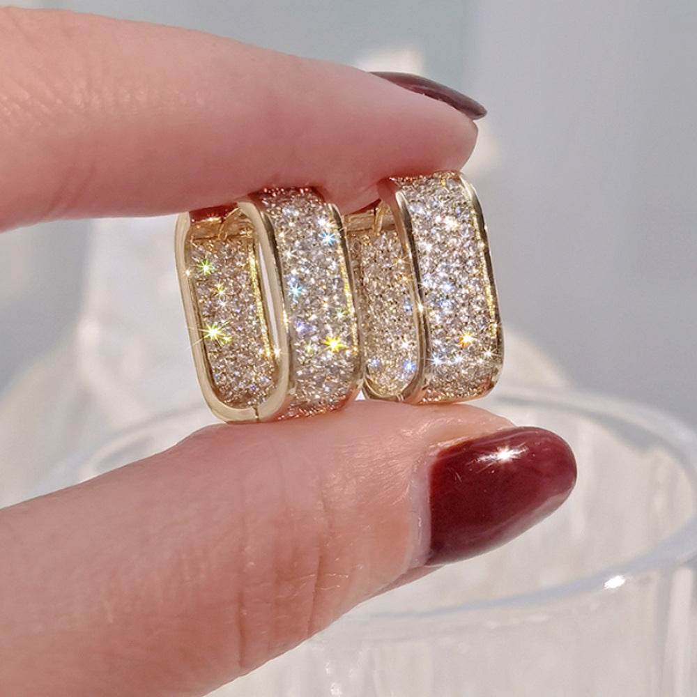GOLDURA® PAVÉ HOOP EAR CUFF