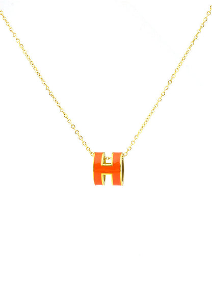 GOLDURA® H ENAMEL NECKLACE