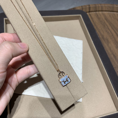 Mini Tote Bag Pendant Necklace